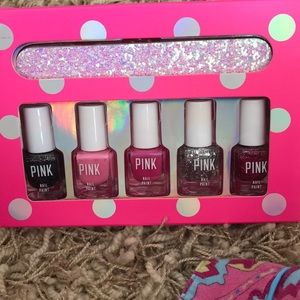 new nail polish set! PINK by victoria’s secret
